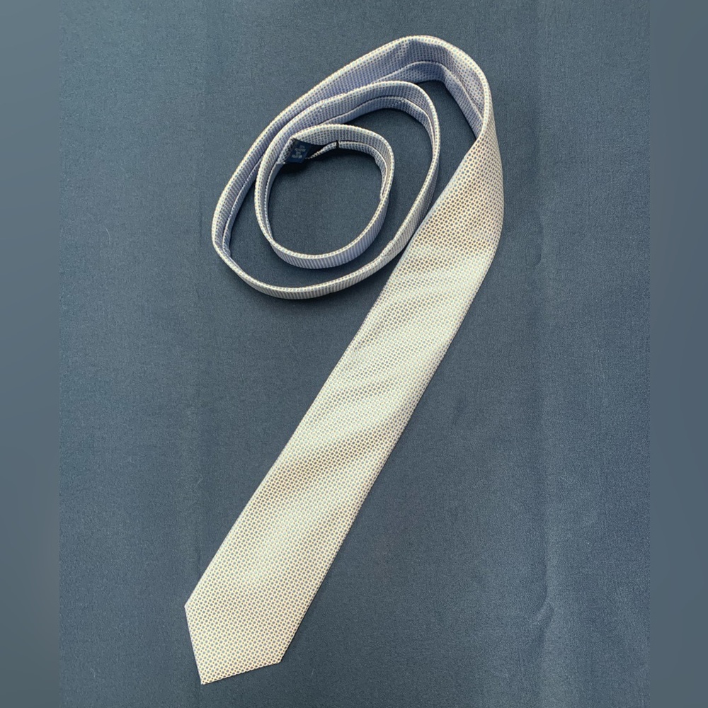 Light blue dot Saddlebred tie